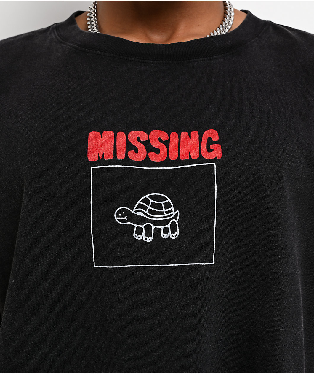 A.LAB Jerry Black Wash Boxy T-Shirt