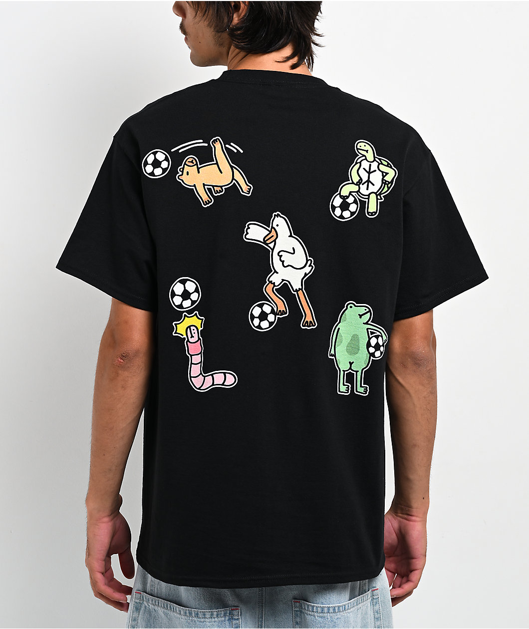 A.LAB Jerry Soccer Squad Black T-Shirt