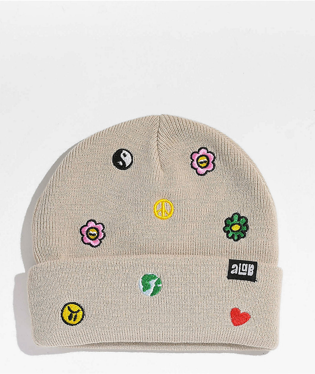 A.LAB Keeping The Peace Beige Beanie