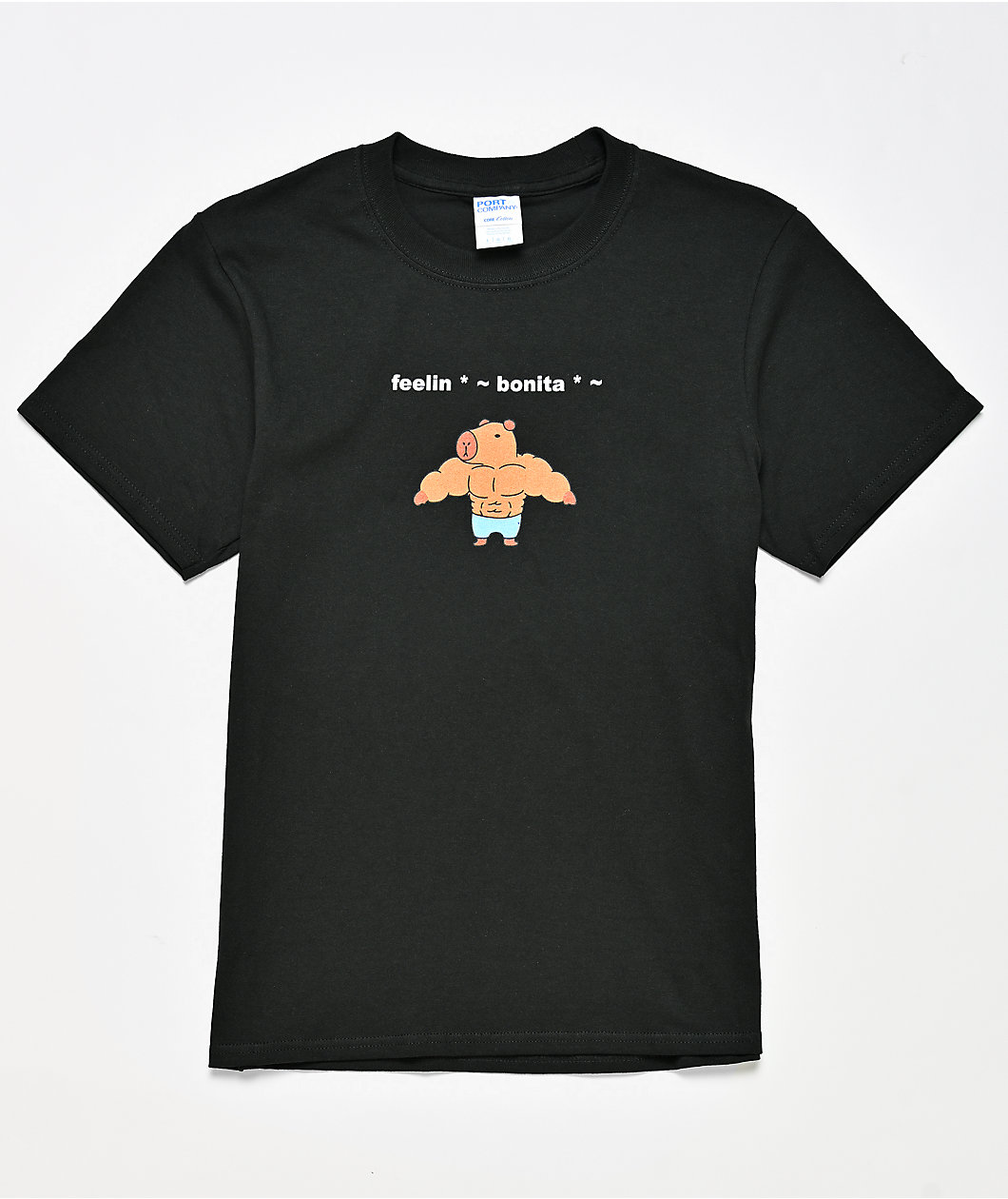 A.LAB Kids Amog Carl Black T-Shirt