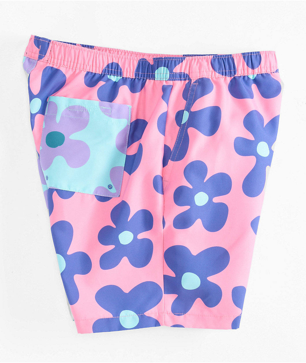 A.LAB Kids Bum Split Pink & Blue Board Shorts