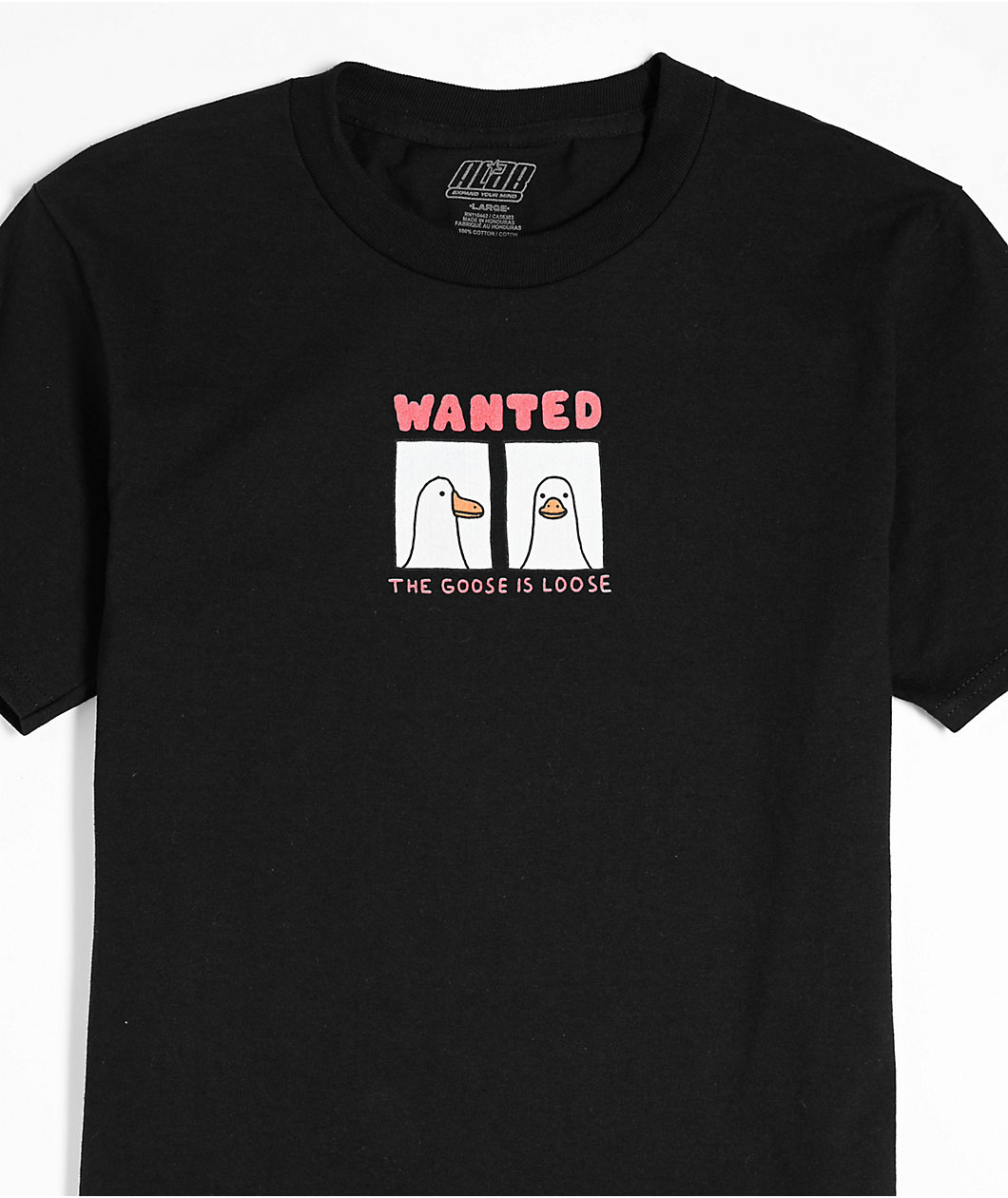 A.LAB Kids Goose Is Loose Black T-Shirt