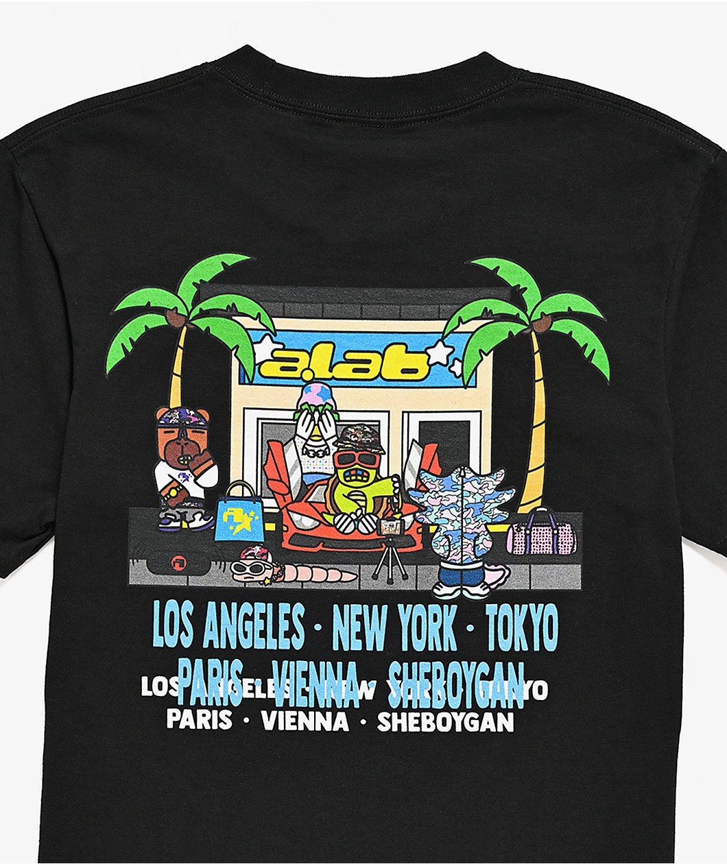 A.LAB Kids Jerry Clout Black T-Shirt