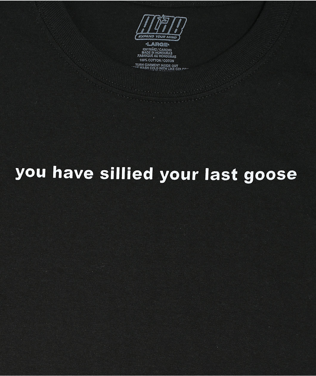 A.LAB Kids Last Goose Black T-Shirt