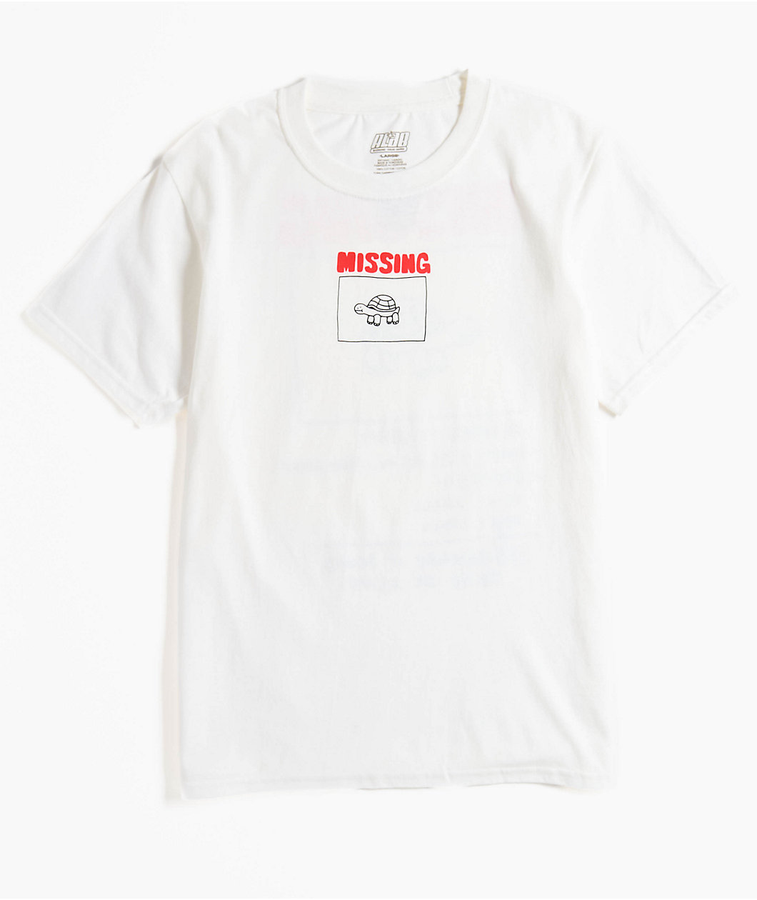 A.LAB Kids Missing Jerry White T-Shirt