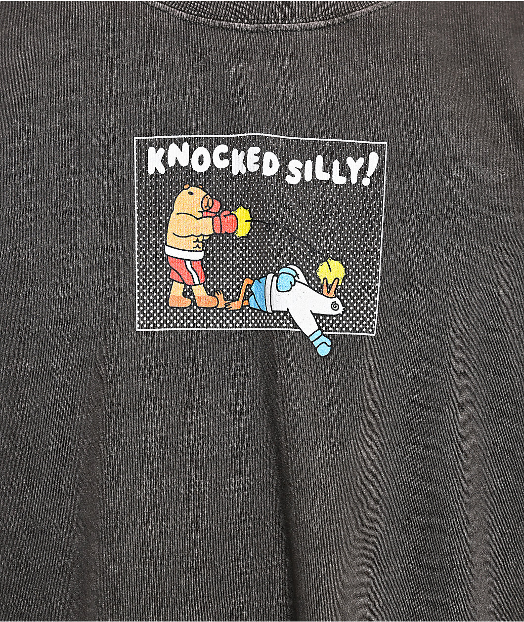 A.LAB Knocked Silly Vintage Grey T-Shirt