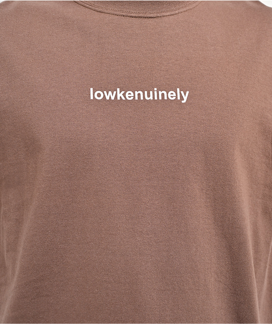 A.LAB Lowkenuinely Brown T-Shirt
