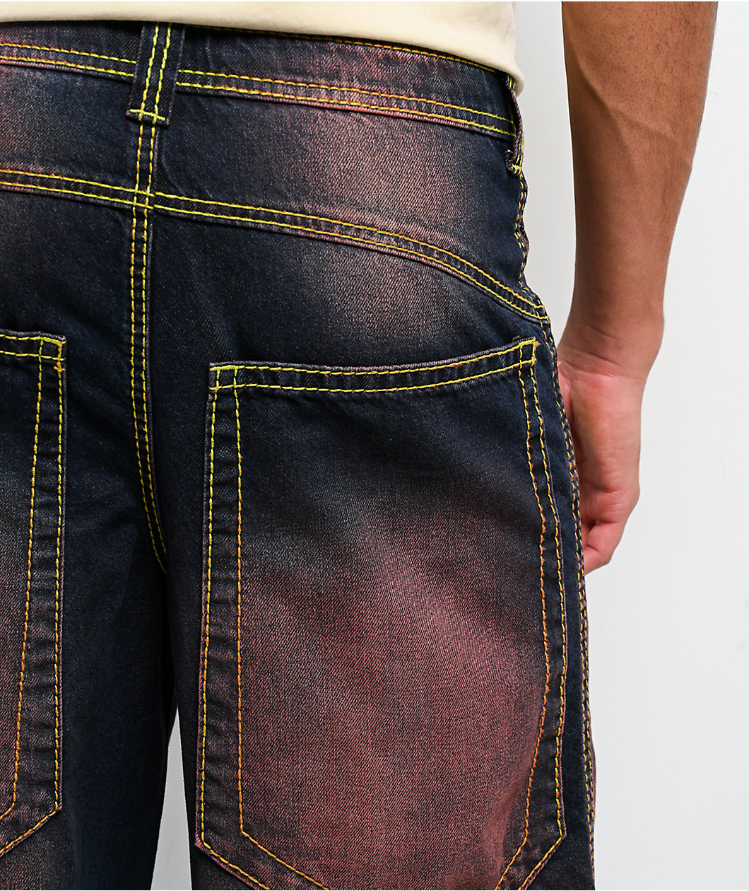 A.LAB Mega Hydrate Glow Pink Wash Dark Blue Jeans