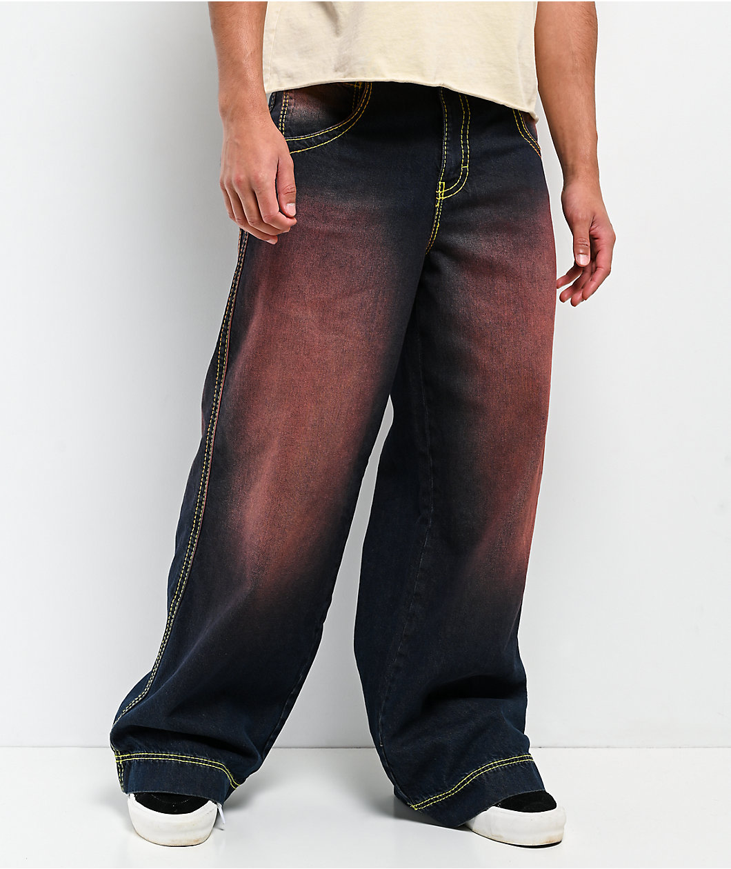 A.LAB Mega Hydrate Glow Pink Wash Dark Blue Jeans