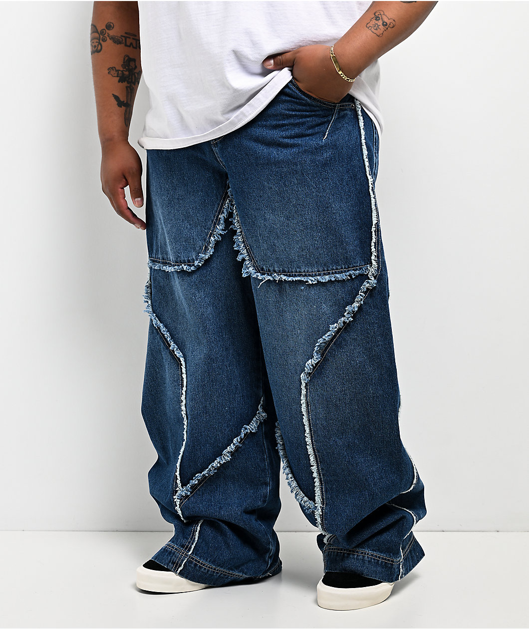 A.LAB Mega Star Exposed Indigo Jeans