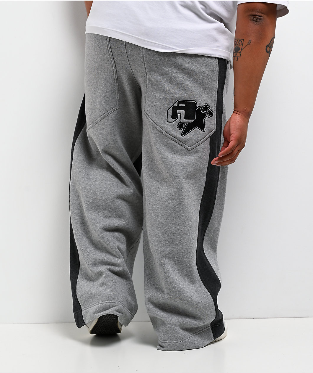 A.LAB Mega Star Grey Sweatpants