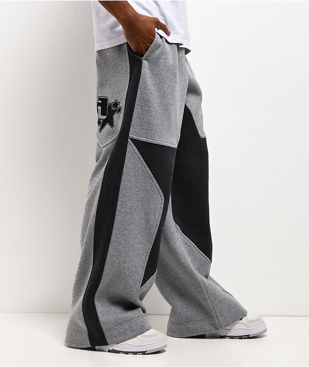 A.LAB Mega Star Grey Sweatpants