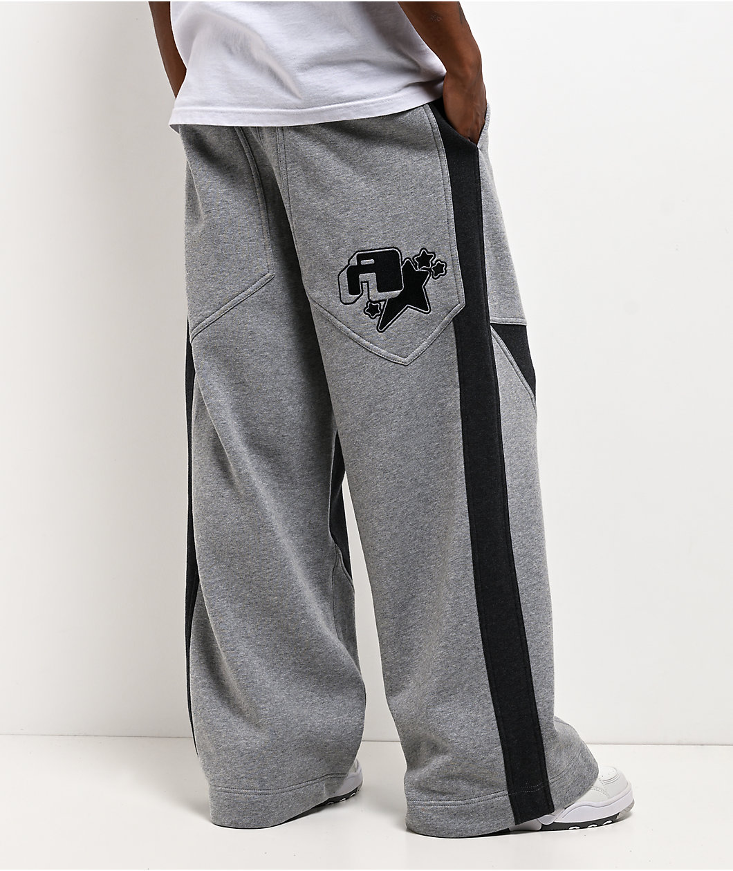 A.LAB Mega Star Grey Sweatpants