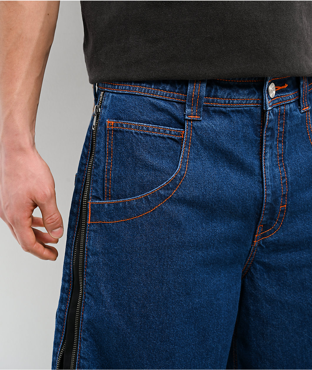 A.LAB Mega Zip Reboot Dark Blue Jeans