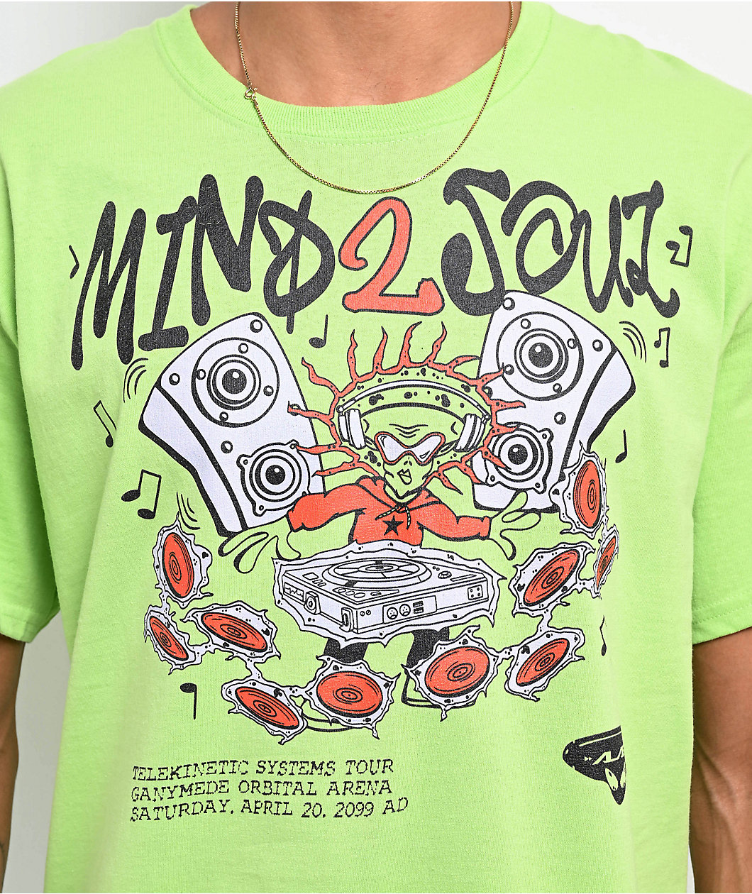 A.LAB Mind 2 Soul Lime T-Shirt