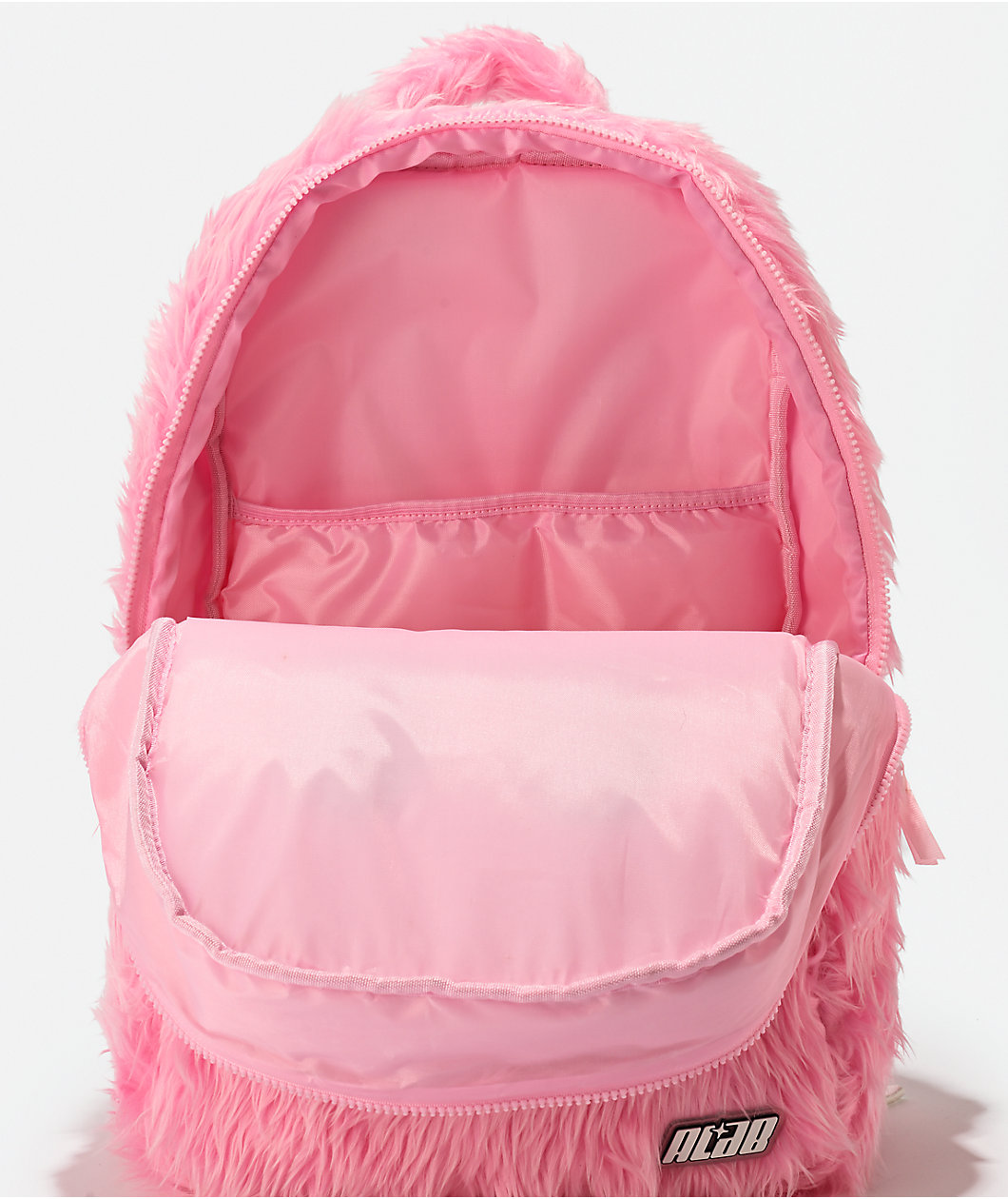 A.LAB Monster Pink Shag Backpack