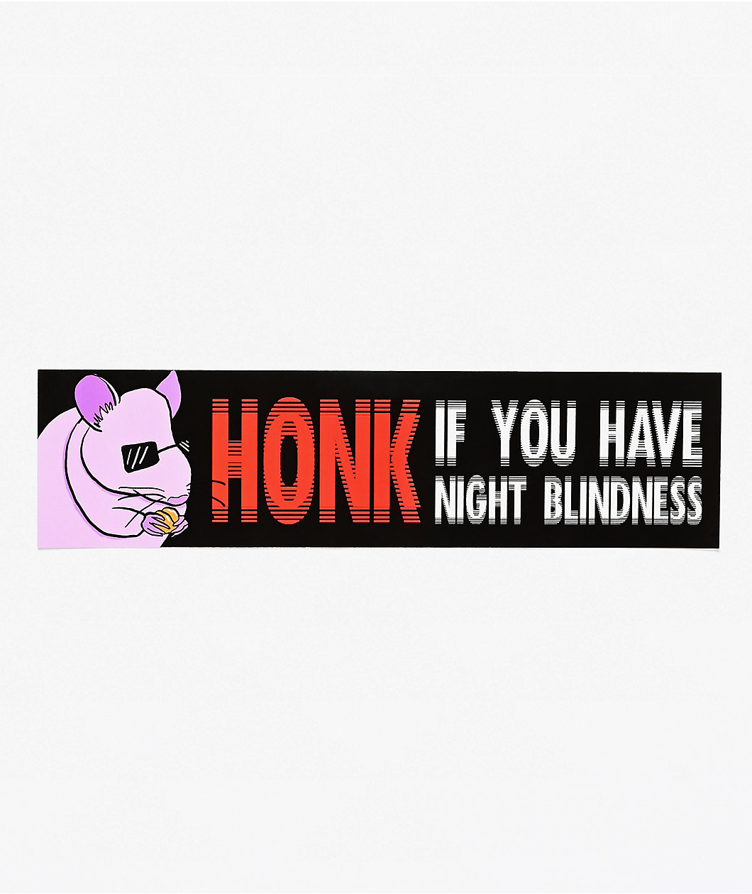 A.LAB Night Blindness Bumper Sticker