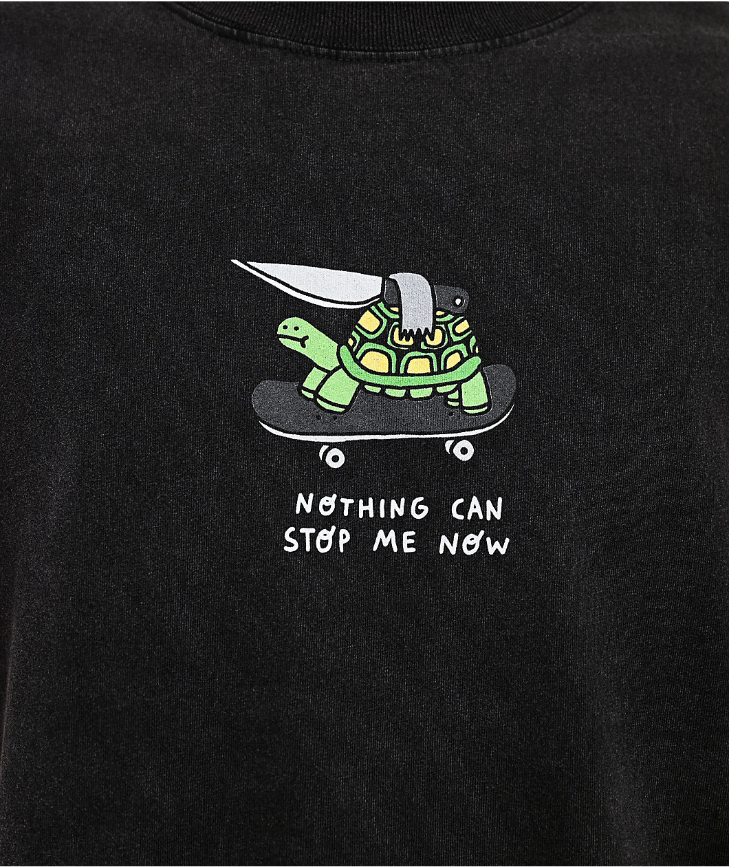 A.LAB Nothing Can Black Wash T-Shirt