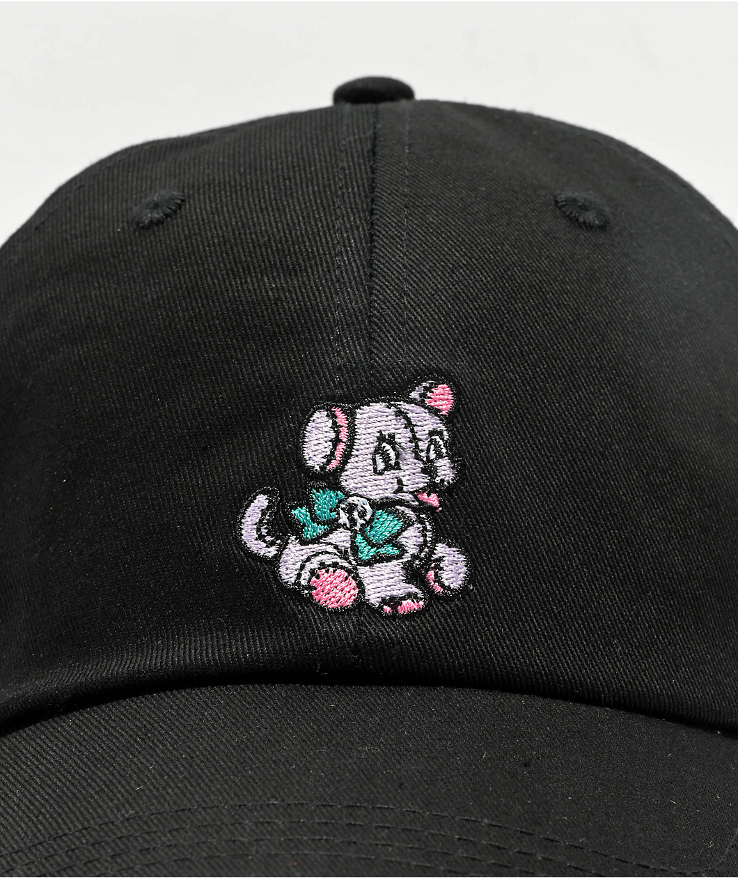 A.LAB Plushy Black Strapback Hat