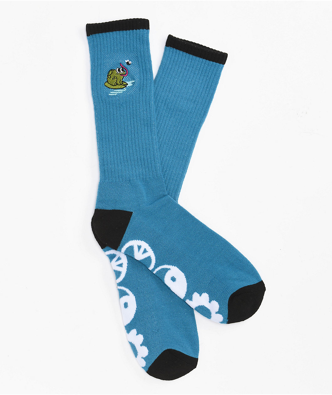 A.LAB Pond Pals Blue Crew Socks