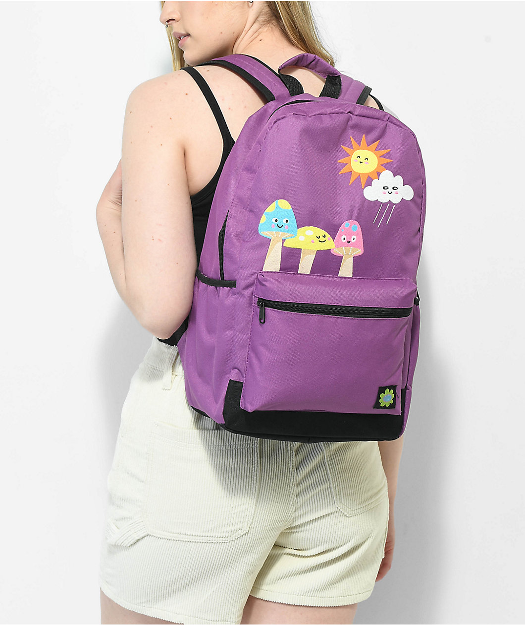 A.LAB Rain Or Shine Purple Backpack