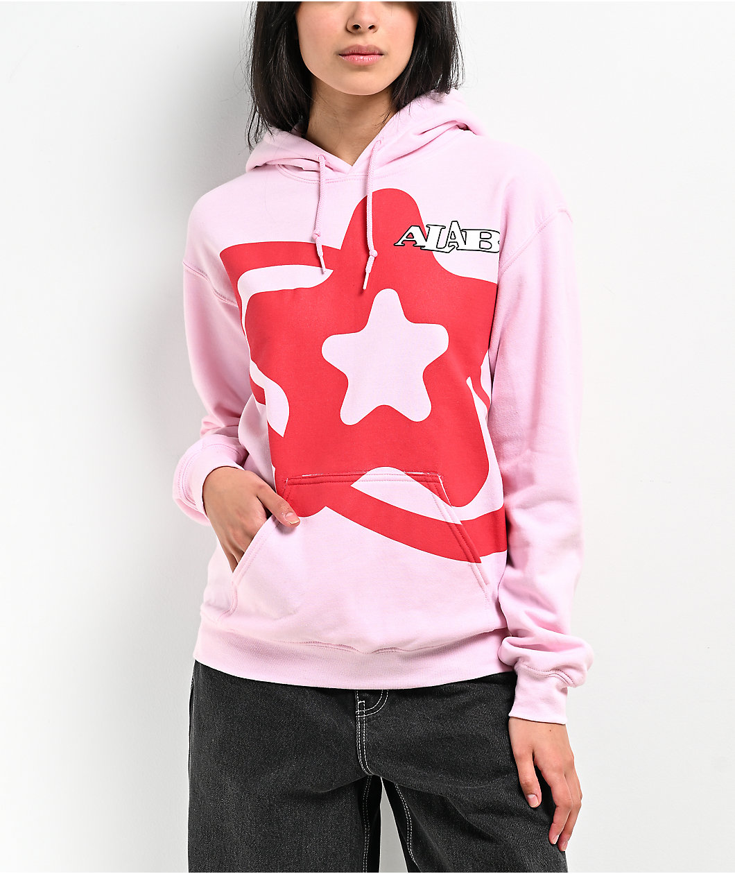 A.LAB STRPWR Pink Hoodie