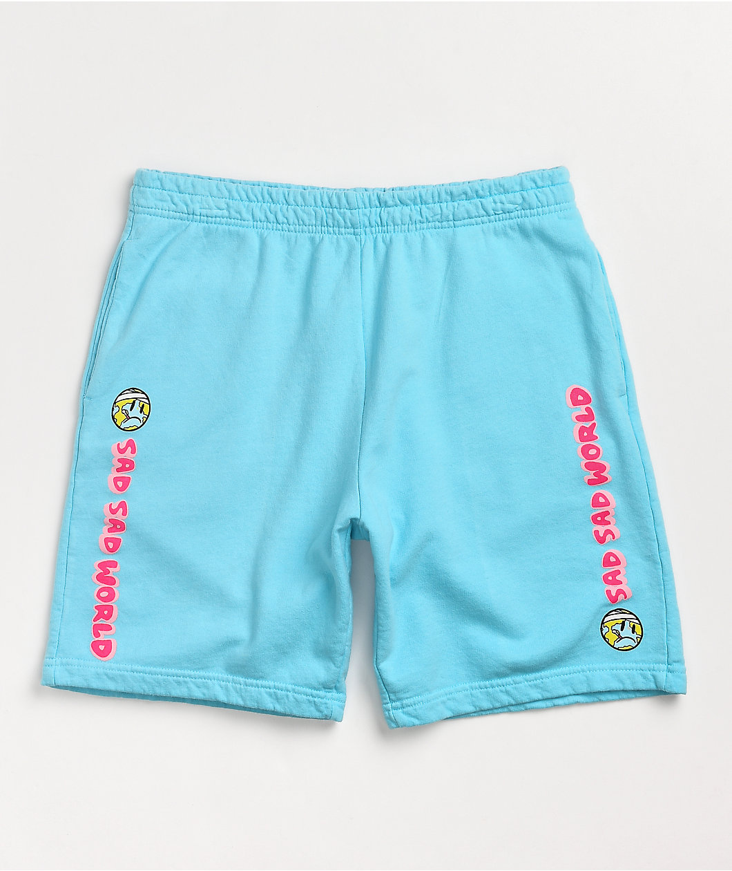 A.LAB Sad World Light Blue Sweat Shorts