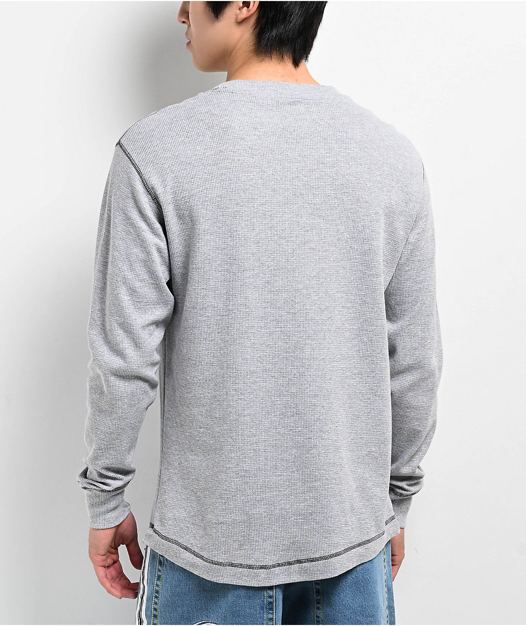 A.LAB Saturn Grey Thermal Long Sleeve T-Shirt