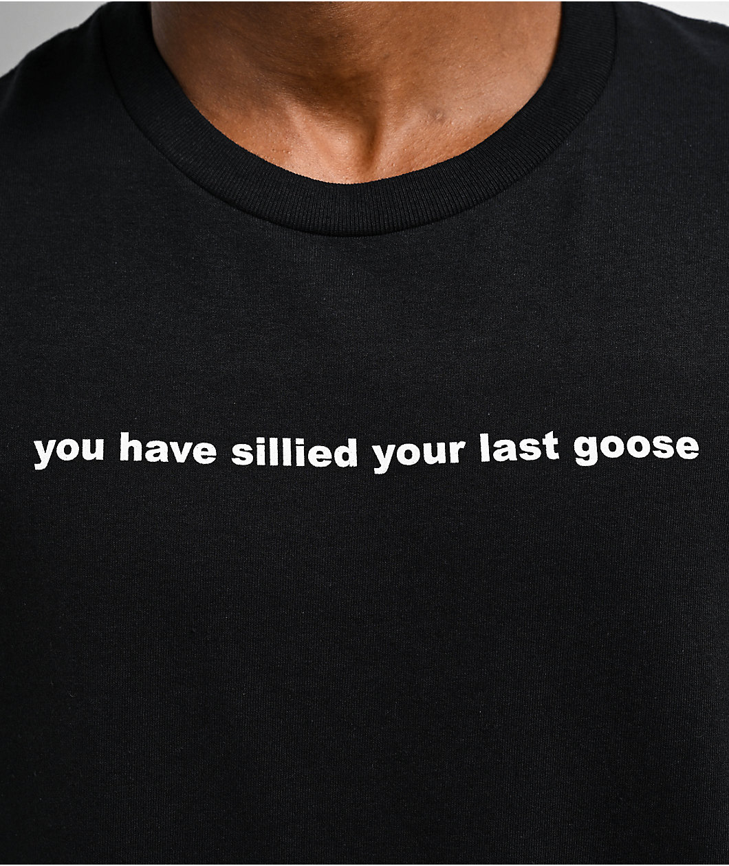 A.LAB Sillied Goose Black T-Shirt