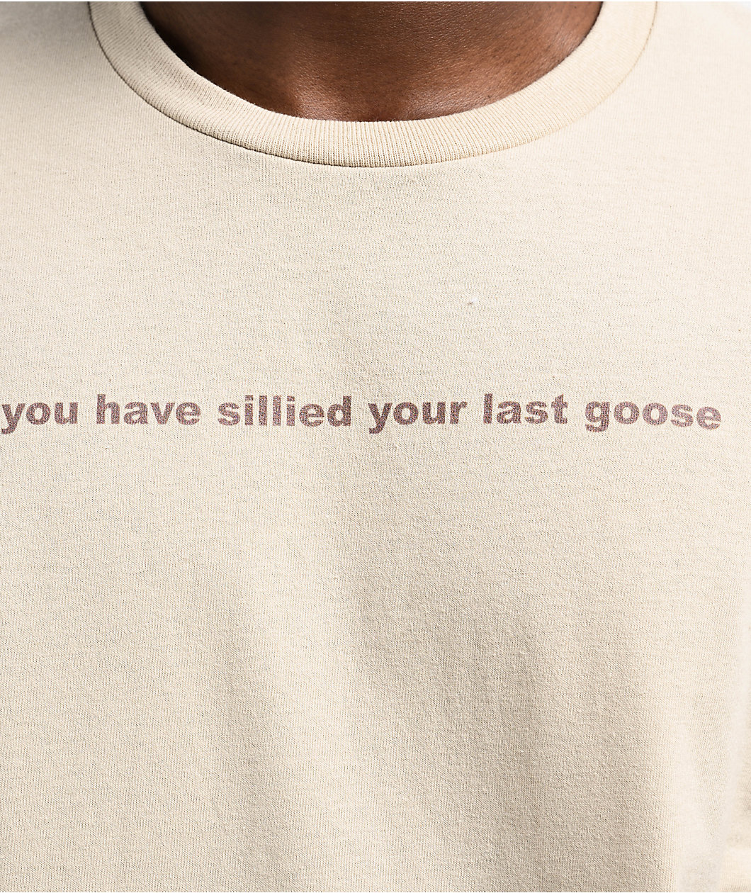 A.LAB Sillied Goose Sand T-Shirt