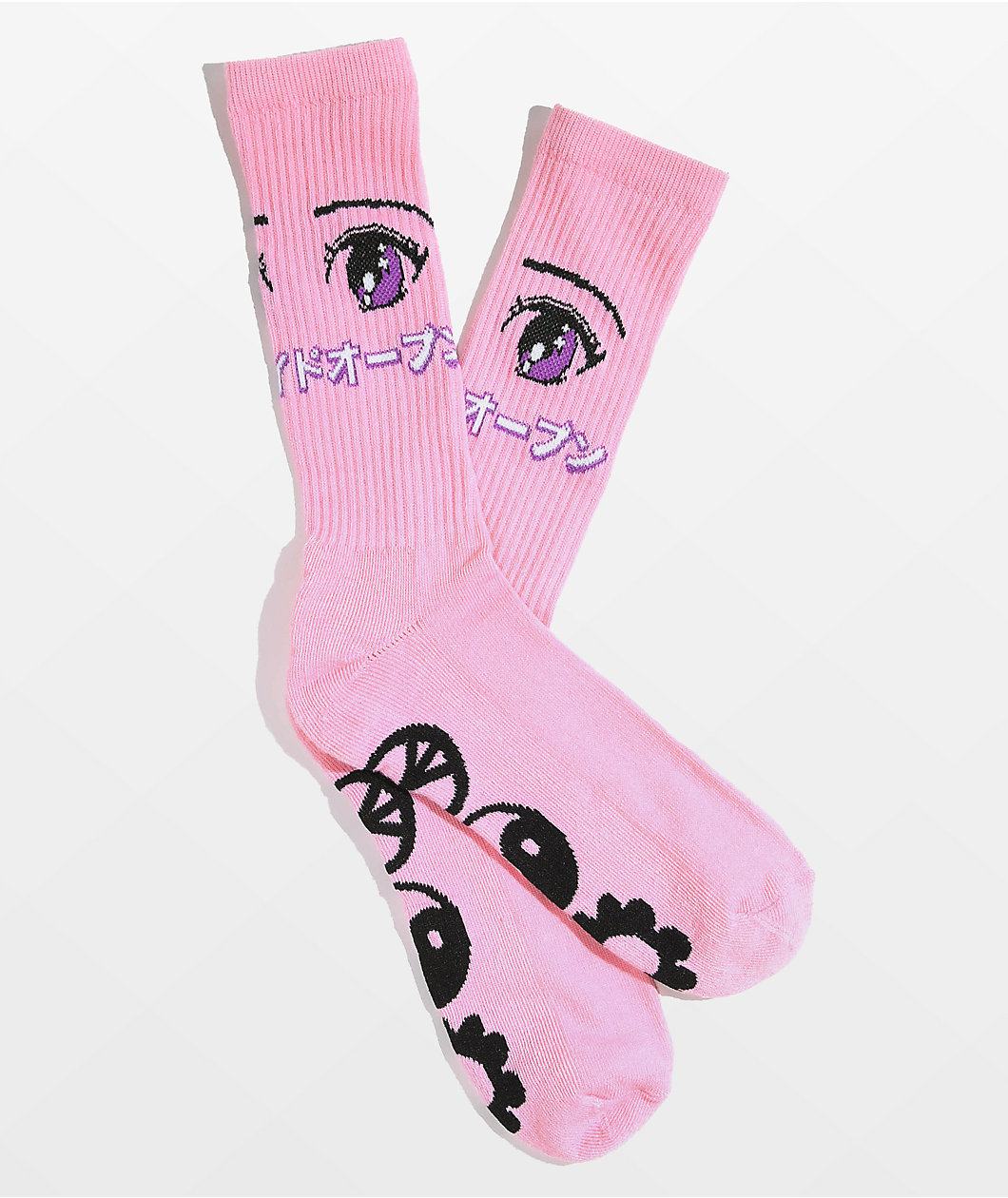 A.LAB Smize Pink Crew Socks