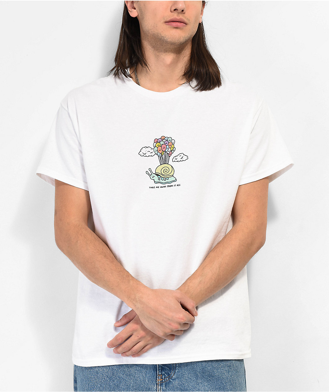 A.LAB Snail Mail White T-Shirt