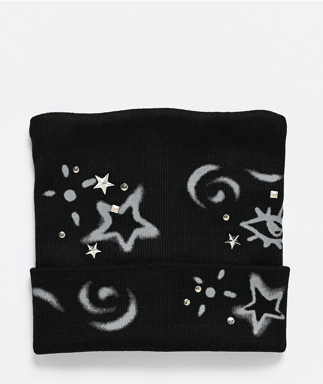 A.LAB Stencil Black Cat Ear Beanie