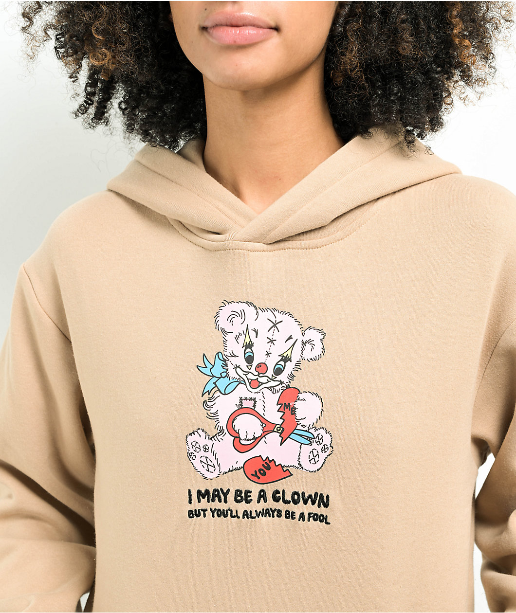 A.LAB Stitches Bear Tan Hoodie