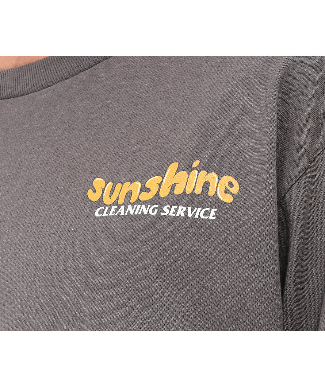 A.LAB Sunshine Cleaning Grey Long Sleeve T-Shirt