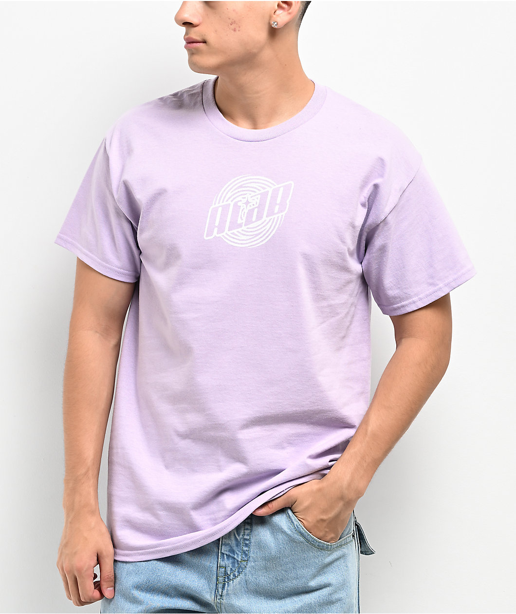 A.LAB Swirlcircle Purple T-Shirt