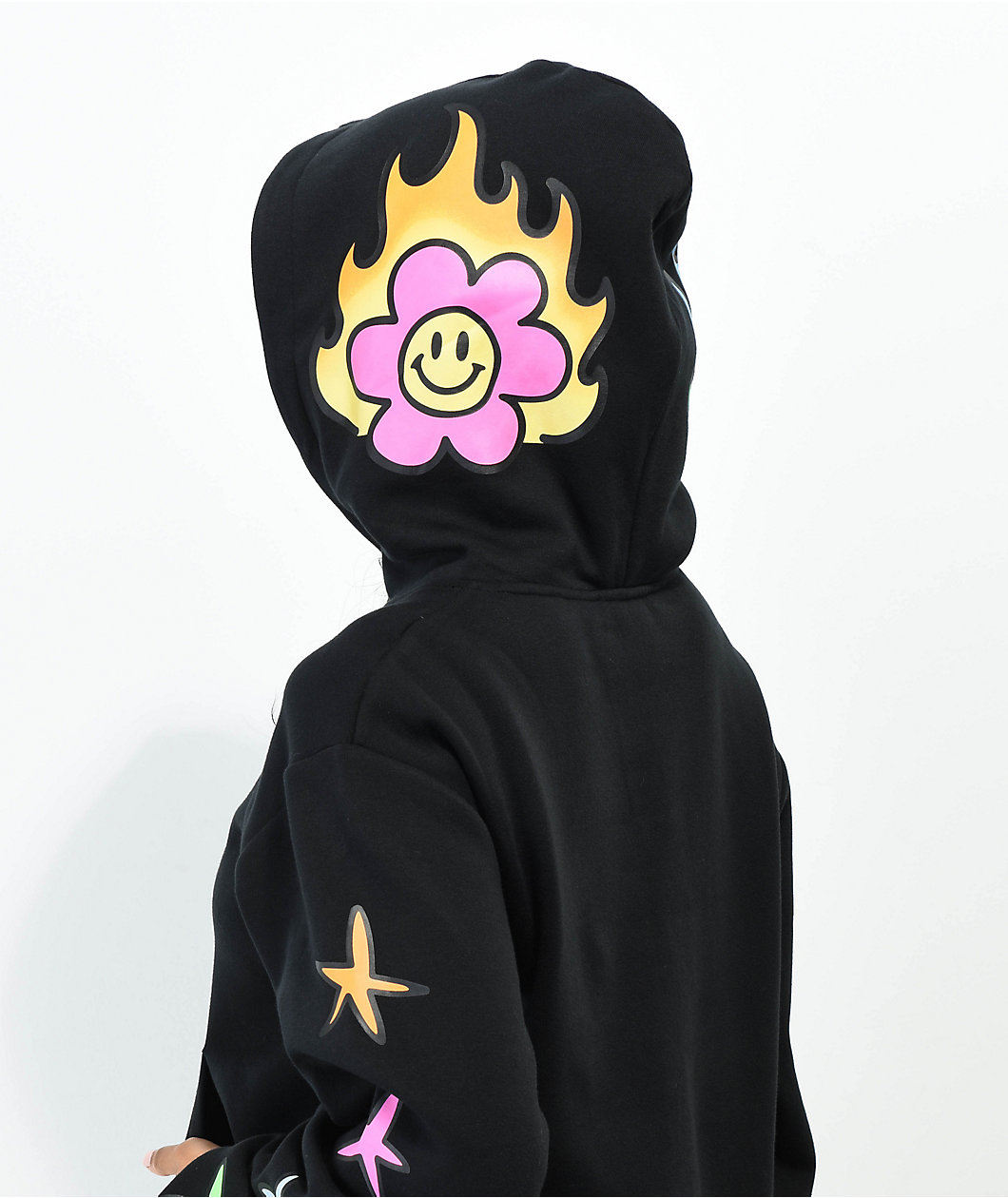 A.LAB Tomo Star Friends Black Hoodie