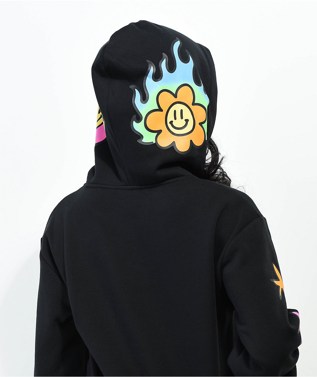 A.LAB Tomo Star Friends Black Hoodie