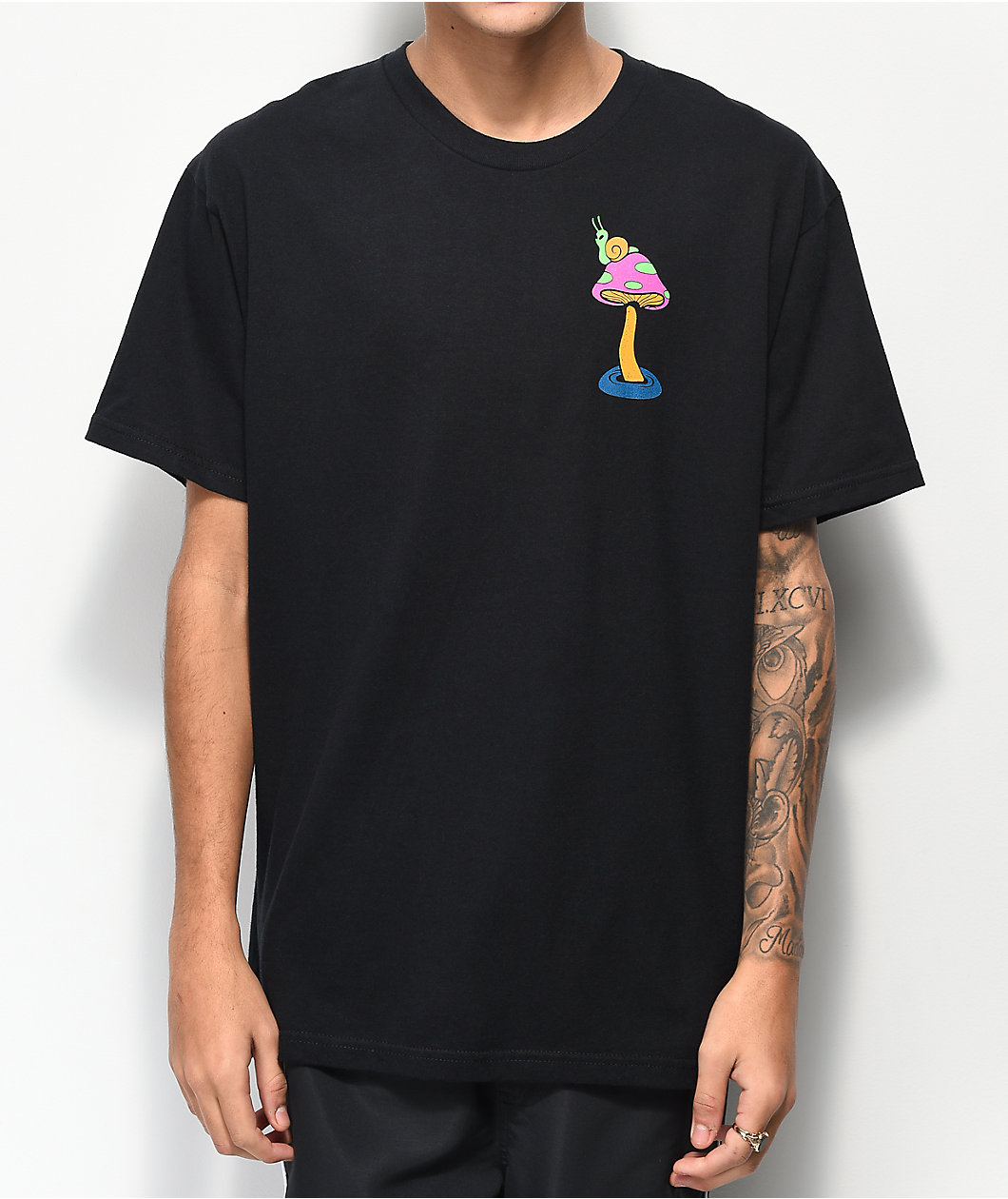 A.LAB Trip On This Black T-Shirt