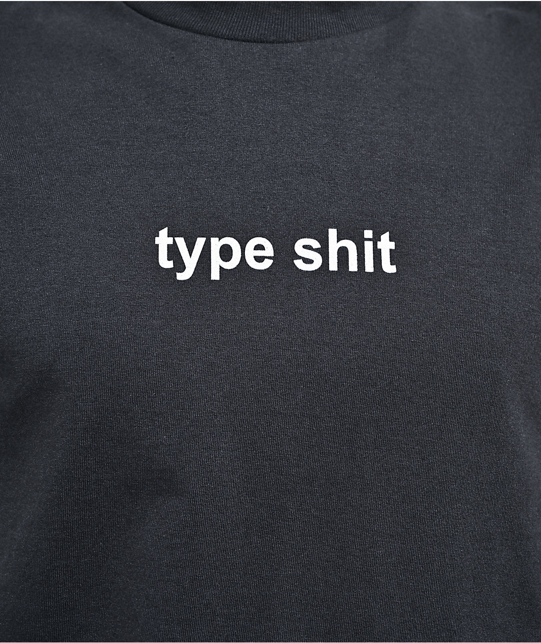A.LAB Type Shit Black T-Shirt