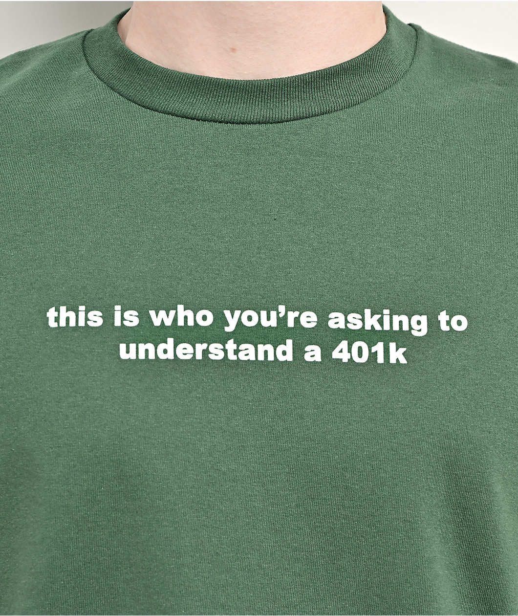 A.LAB Understand A 401K Green T-Shirt