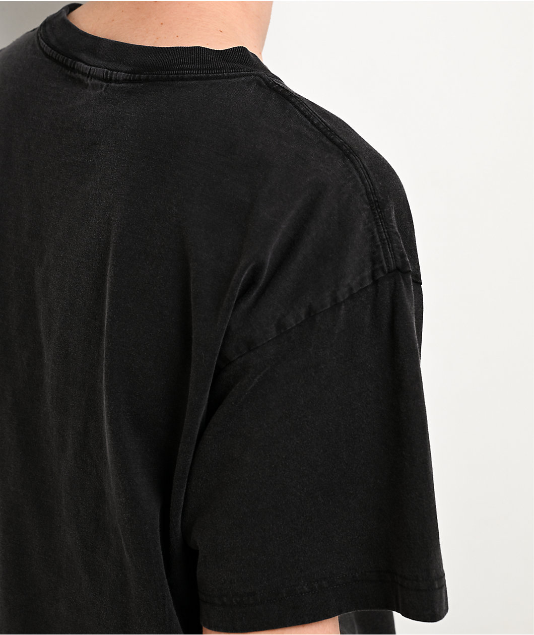 A.LAB We Did Not Care Black Wash T-Shirt