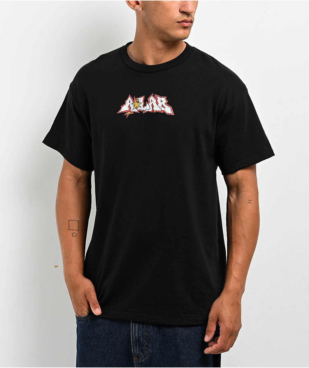 A.LAB Y2K Buddies Black T-Shirt