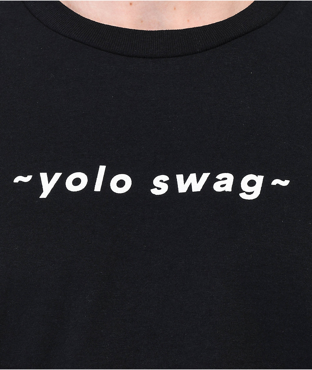 A.LAB Yolo Swag Black T-Shirt