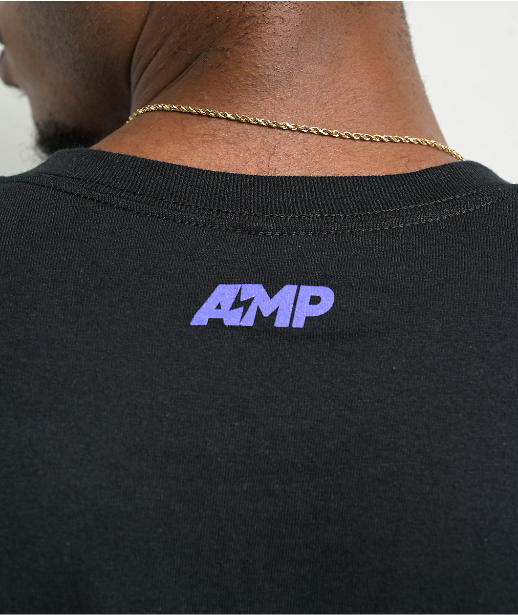 AMP Brain Waves Black T-Shirt