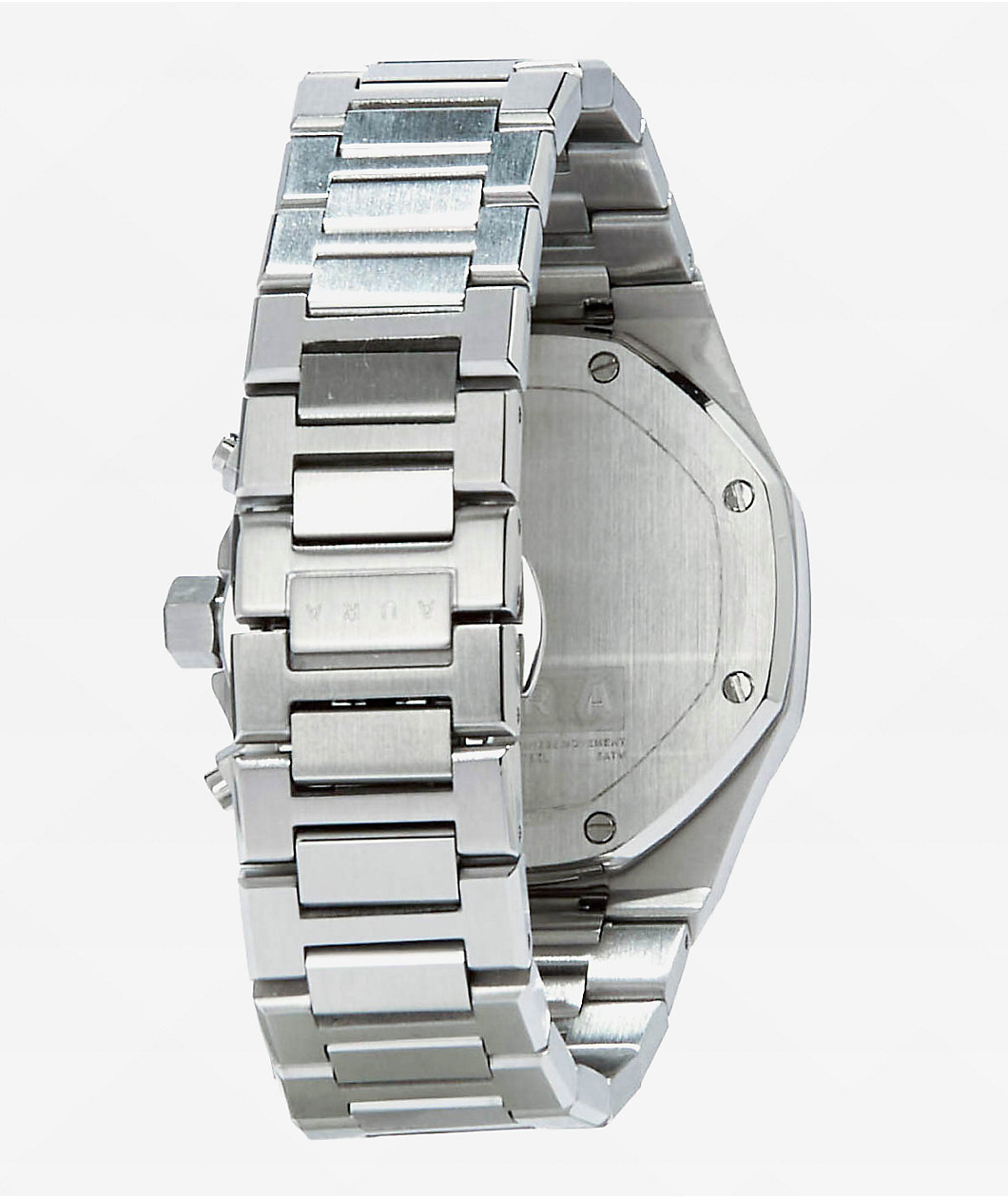 AURA Chronograph 001 Steel & Purple Analog Watch