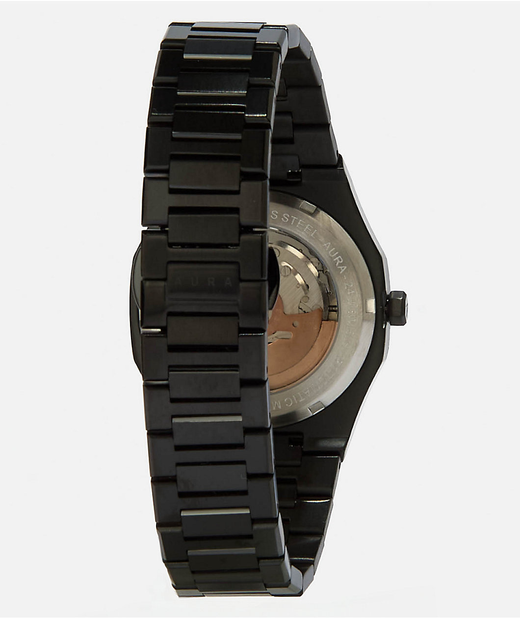 AURA Date 002 Black & Rose Analog Watch