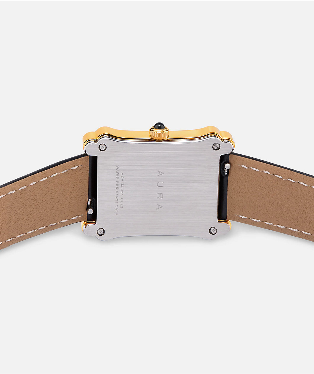 AURA Memento Mori Gold & Black Analog Watch