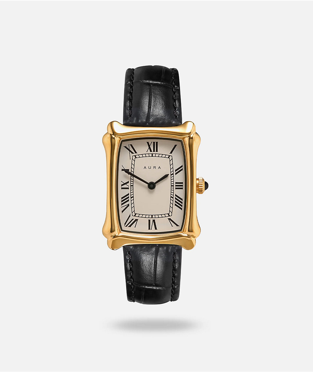 AURA Memento Mori Gold & Black Analog Watch
