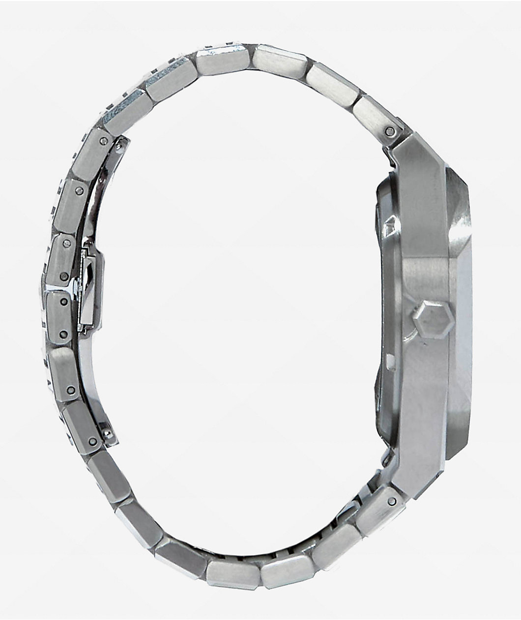 AURA Skeleton 002 Steel & Crystal Analog Watch
